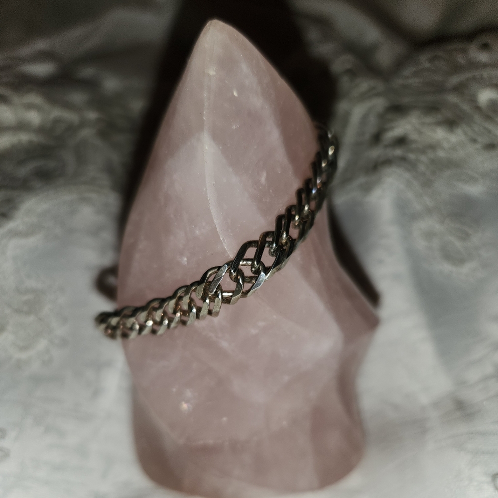 Women's 925 Cuban Chain Bracelet